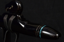 Nigerian Ebony Native American Flute, Minor, Mid F#-4, #F2C